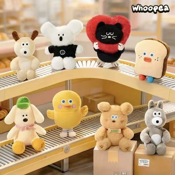 Brunch Brother Cuteness In Town Series Plush Keychain Blind Box - Image 3