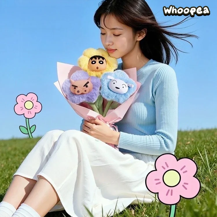 Caryon Shinchan Series Flower Aroma Plush Blind Box - Image 5