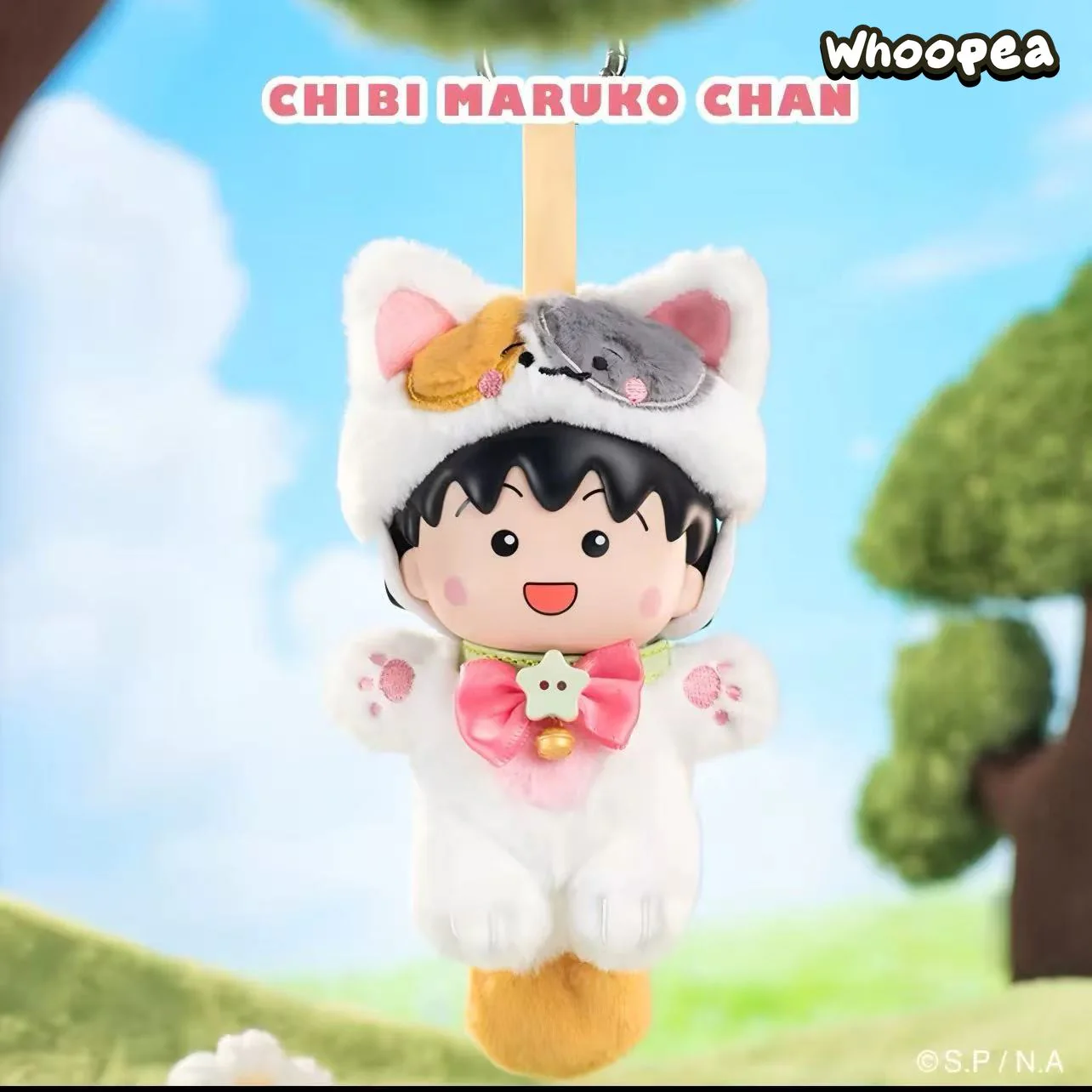 Chibi Maruko chan Meow Meow Kitty Series Plush Pendant Blind Box - Image 4