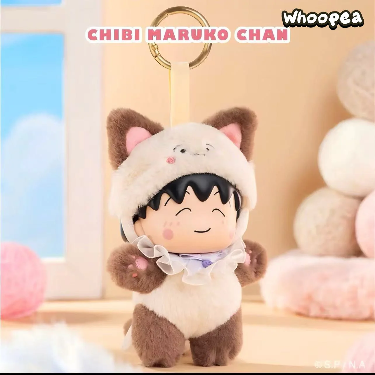 Chibi Maruko chan Meow Meow Kitty Series Plush Pendant Blind Box - Image 6