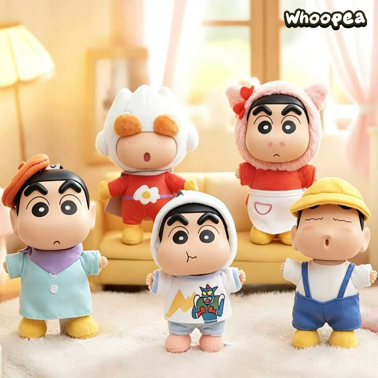Crayon Shin-chan Shin-chan’s Wardrobe Series Plush Pendant Blind Box - Image 2