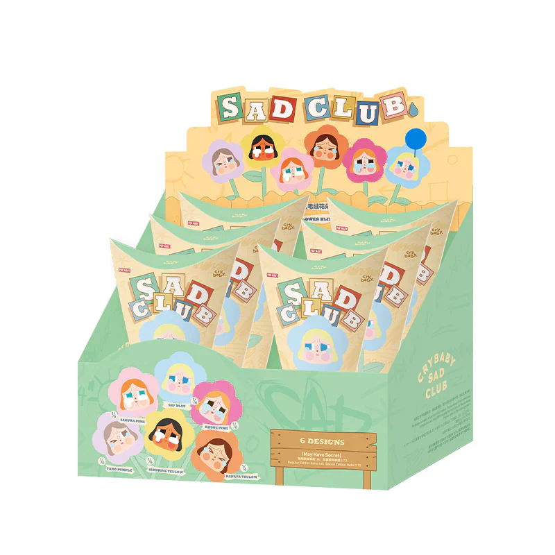 CRYBABY Sad Club Series-Plush Flowers Dolls, Blind Box - Image 9