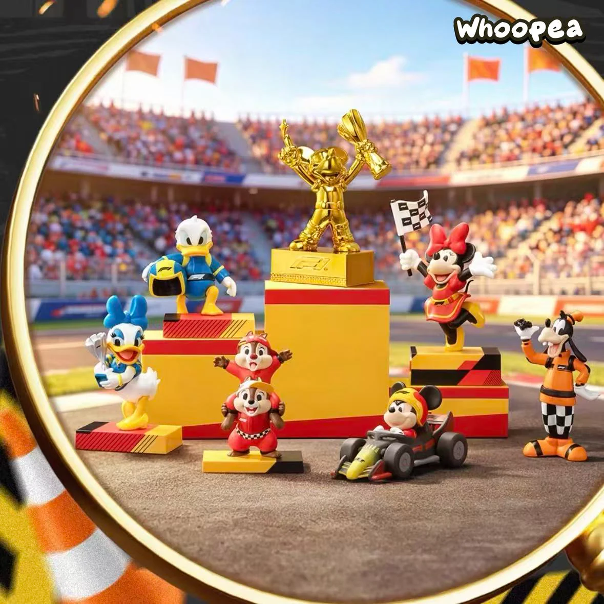 DSN Formula 1 Mickey Friends Race Day Series Figure Blind Box - Image 2
