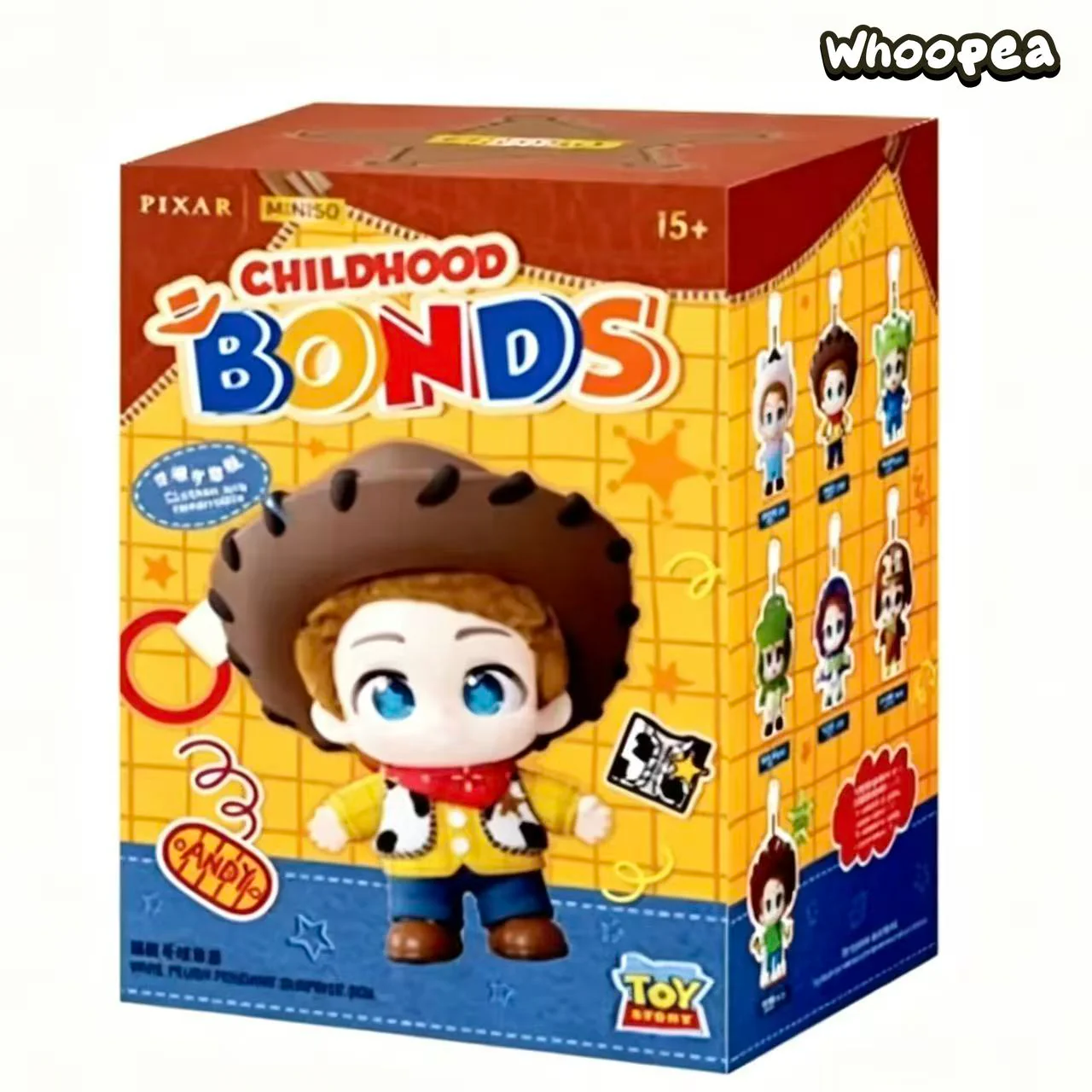 DSN Pixar Toy Story Andy’s Childhood Bond Series Vinyl Plush Keychain Blind Box (PRE-ORDER) - Image 7