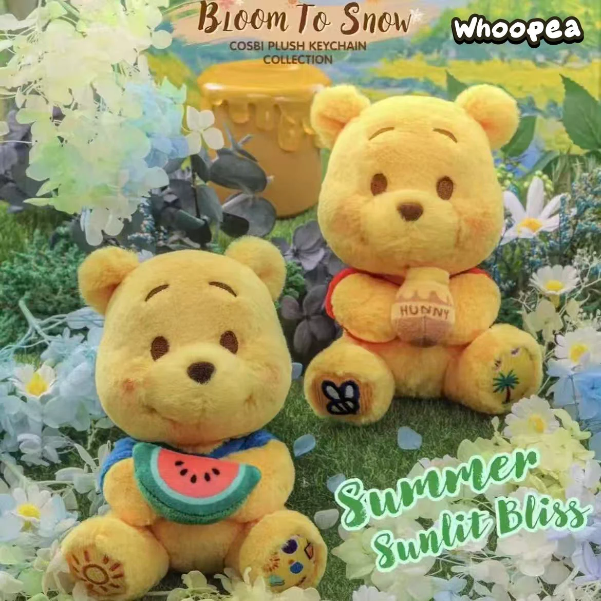 DSN Winnie the Pooh Bloom To Snow Series Cosbi Plush Keychain Collection Blind Box - Image 2