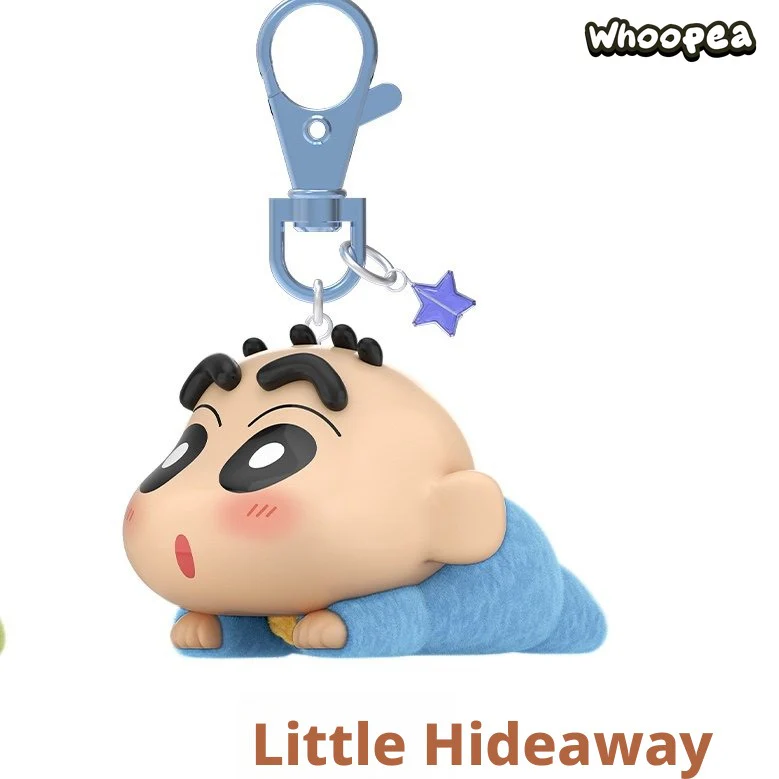 Crayon Shin-chan Flocked Lying-down Party Pendant Figure Blind Box - Image 3
