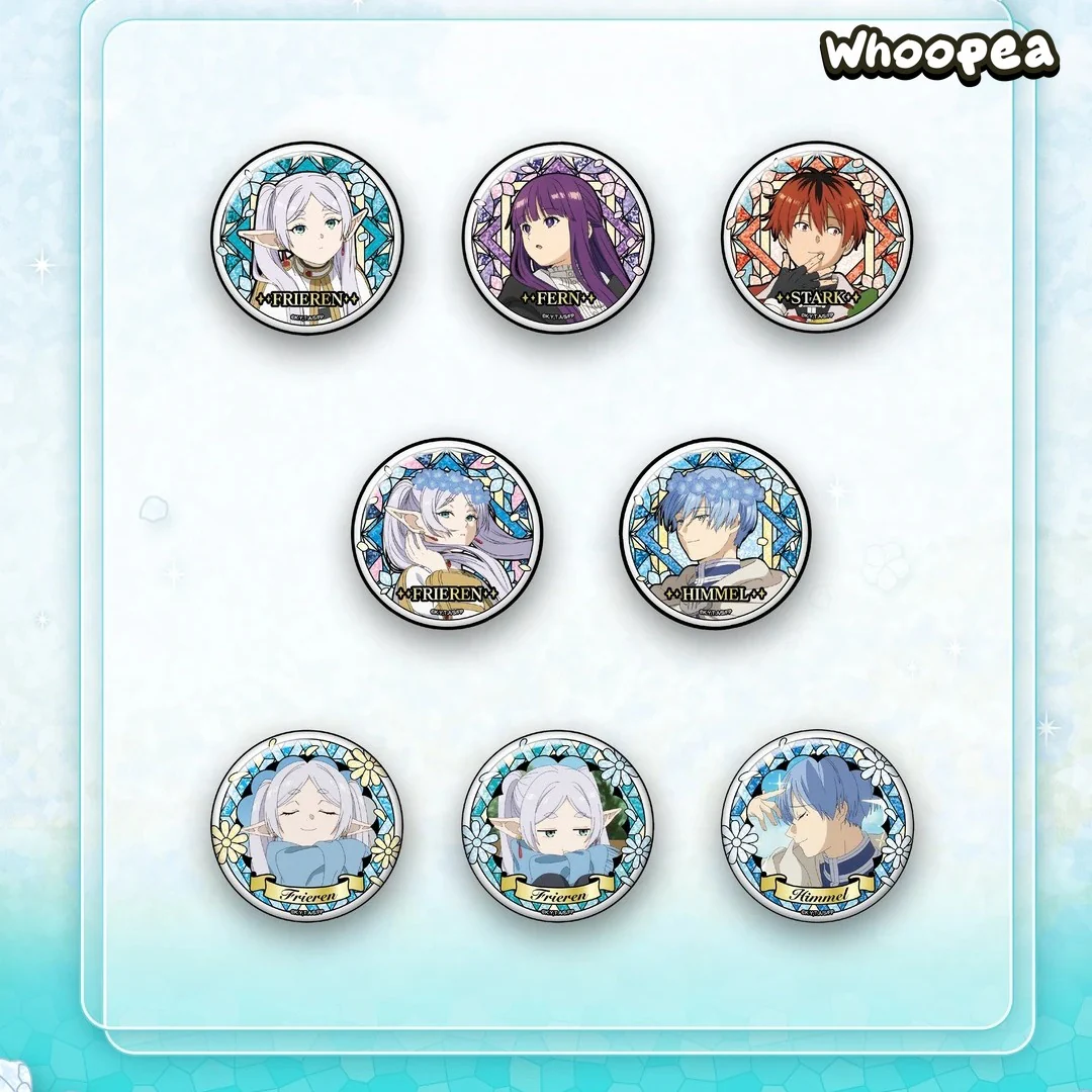 Frieren Beyond Journey's End Stained Glass Series Badge Blind Box - Image 5
