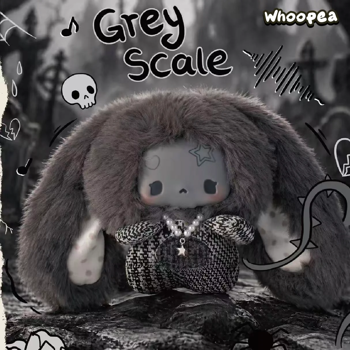 GUGU Grey-Tone Concerto Series Plush Vinyl Pendant Blind Box - Image 5