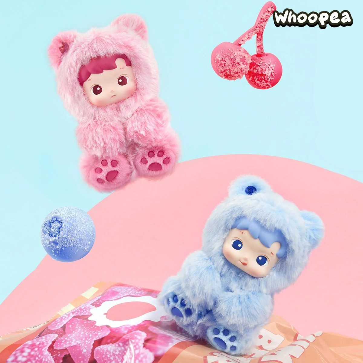 HACIPUPU Gummy Bear Series-Vinyl Plush Pendant Blind Box - Image 2