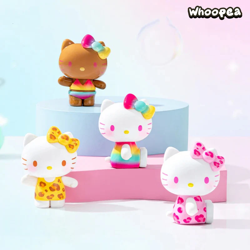 Hello-Kitty Summer Rainbow Candy Series Mini Beans Figures, Blind Bag - Image 4