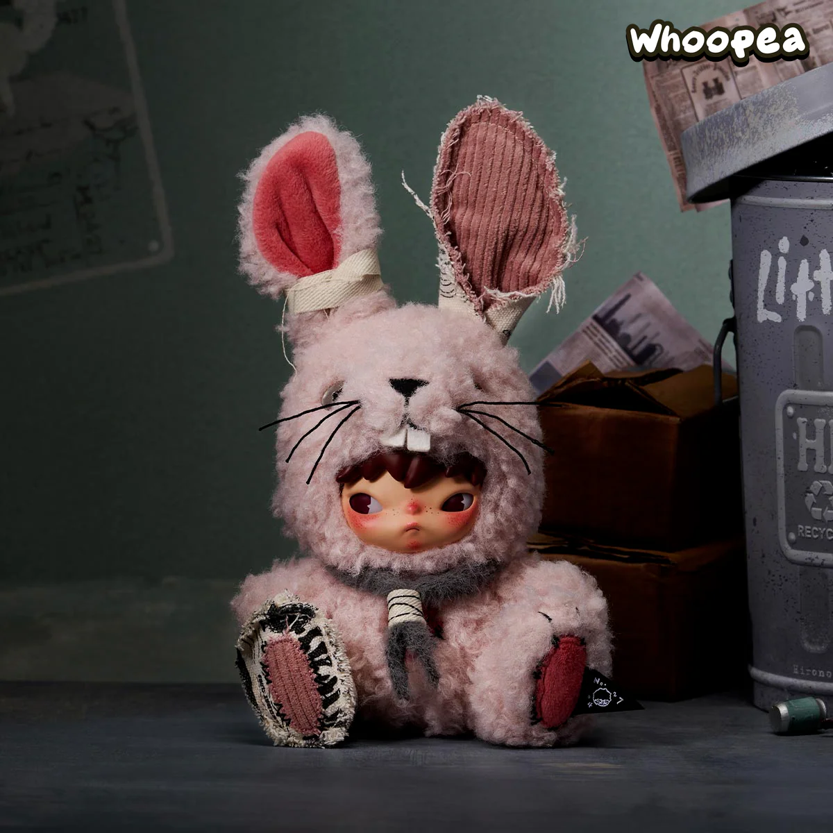 POP MART Hirono Little Hare Plush Doll Pendant - Image 2
