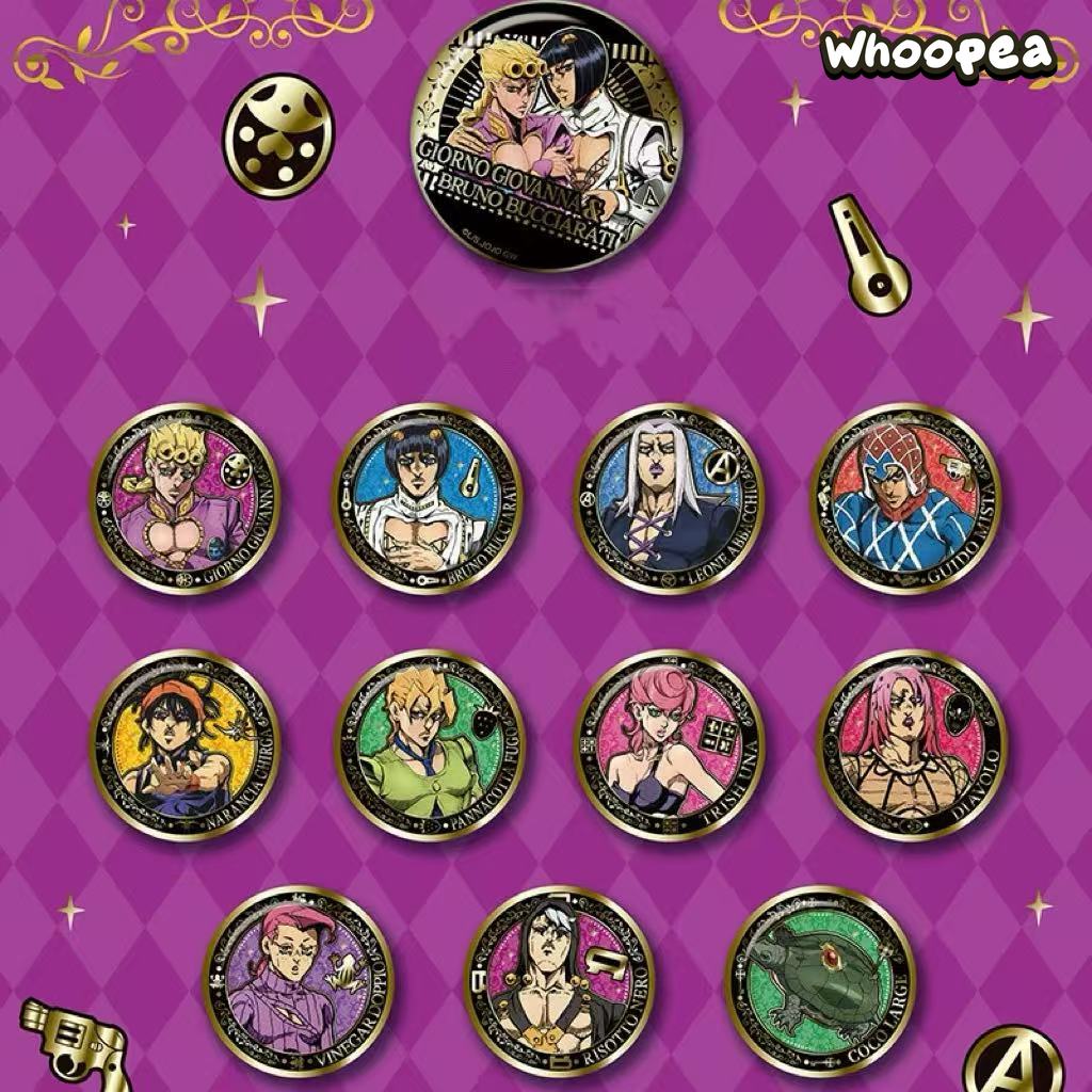JoJo's Bizarre Adventure Golden Wind Gilt Series Badge Blind Box - Image 4