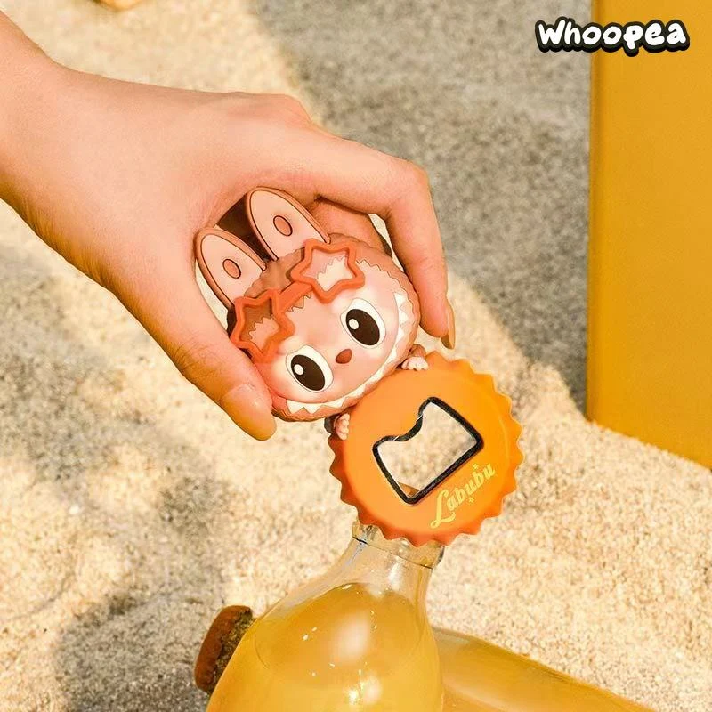 Labubu The Monsters Jump Into Summer Series Bottle Opener Fridge Magnet - Image 4