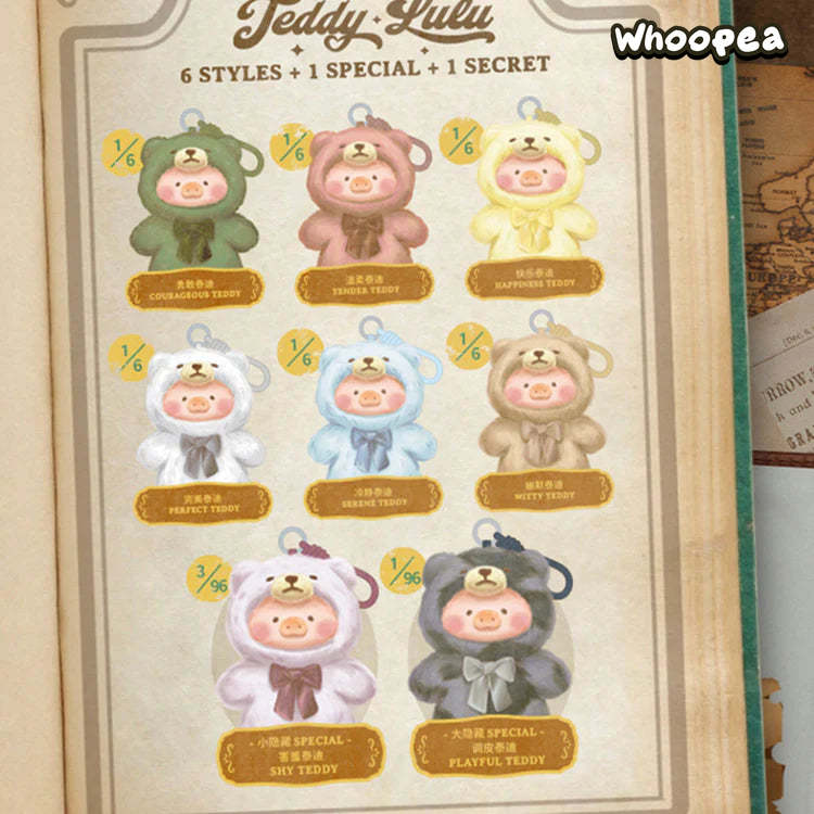 LuLu the Piggy Teddy Lulu Vinyl Face Series Plush Dolls, Blind Box - Image 5
