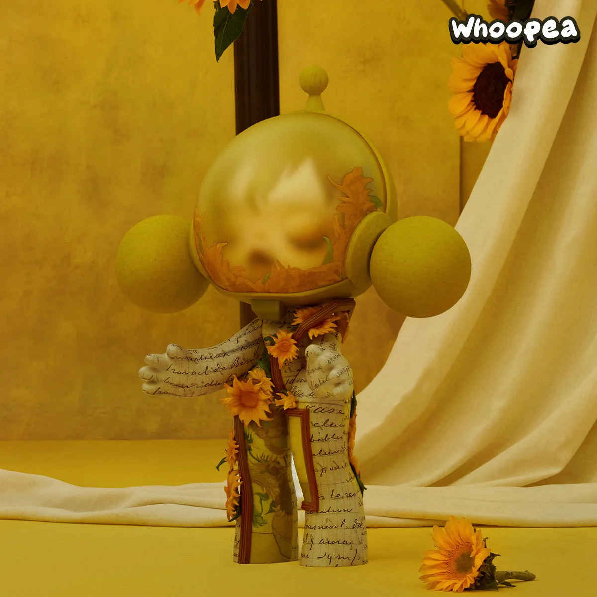 MEGA α SKULLPANDA 400% & 1000% Van Gogh Museum Sunflowers - Image 4