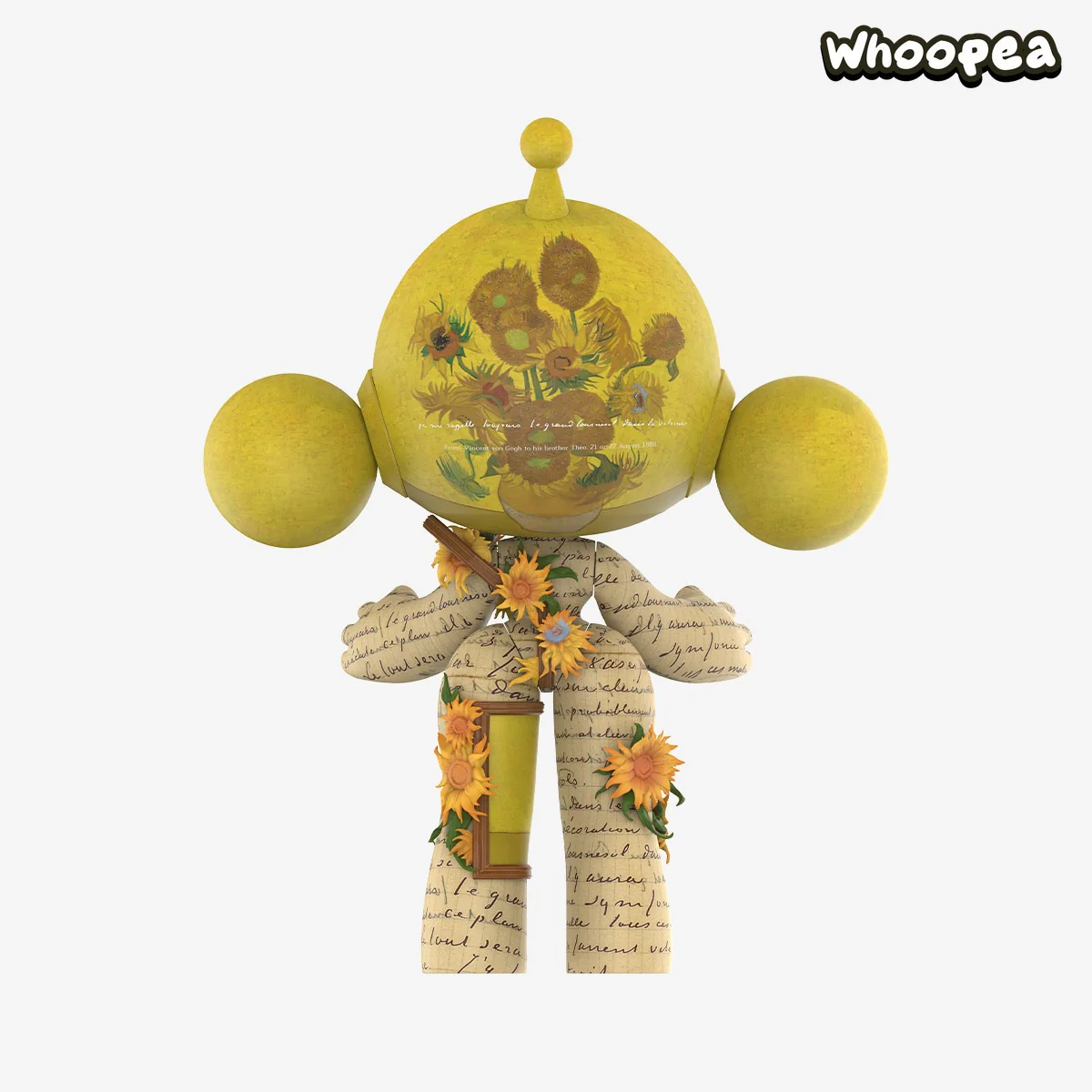 MEGA α SKULLPANDA 400% & 1000% Van Gogh Museum Sunflowers - Image 5
