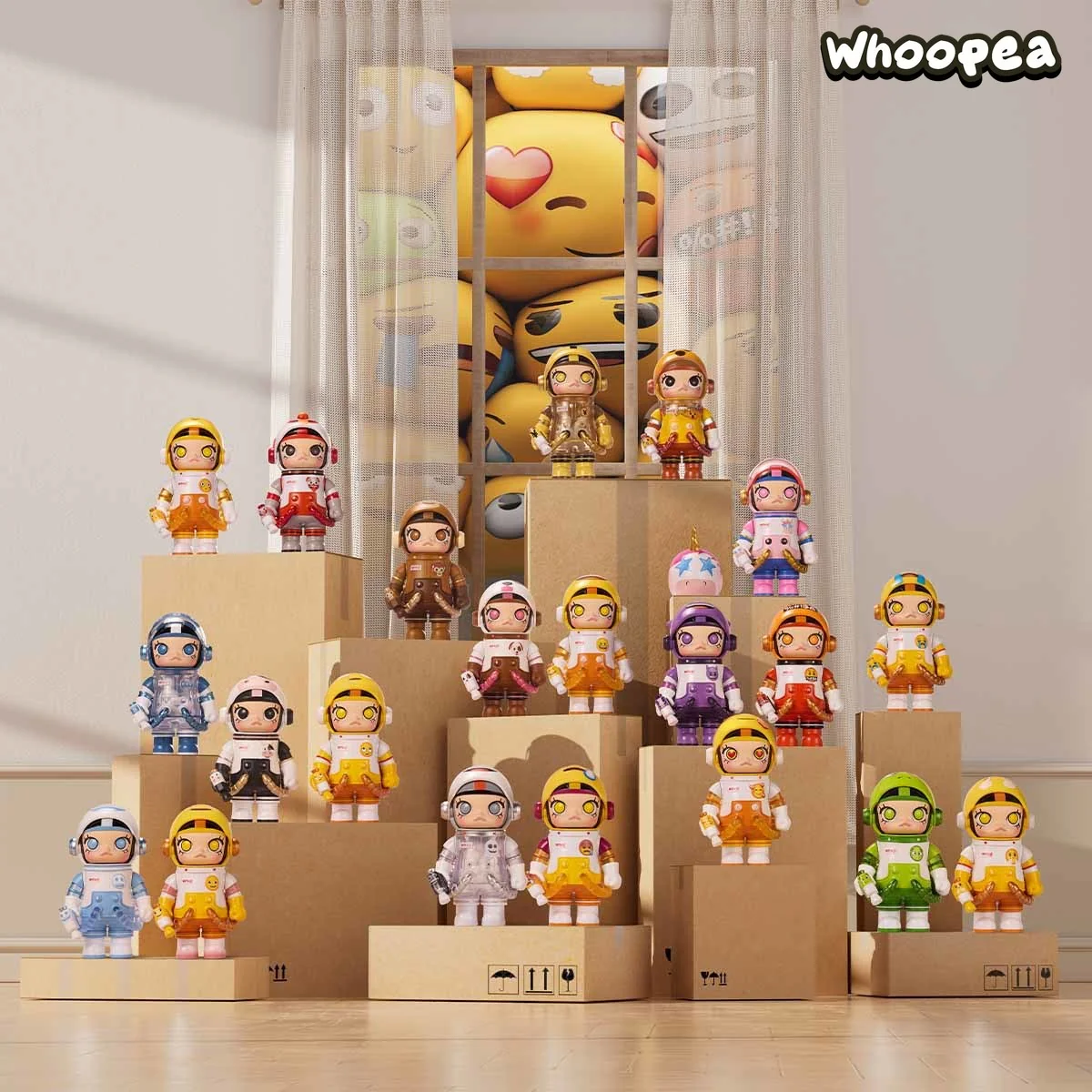 MEGA SPACE MOLLY 100% × emoji？ Series Figures, Blind Box - Image 2