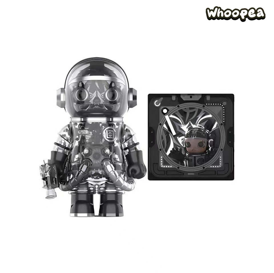 MEGA SPACE MOLLY 400% CLOT-Black Alienegra & ''IN SPACE'' 3D Painting - Image 10