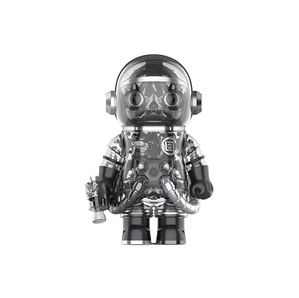 MEGA SPACE MOLLY 400% CLOT-Black Alienegra & ''IN SPACE'' 3D Painting - Image 14