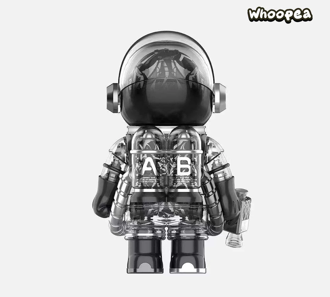 MEGA SPACE MOLLY 400% CLOT-Black Alienegra & ''IN SPACE'' 3D Painting - Image 4