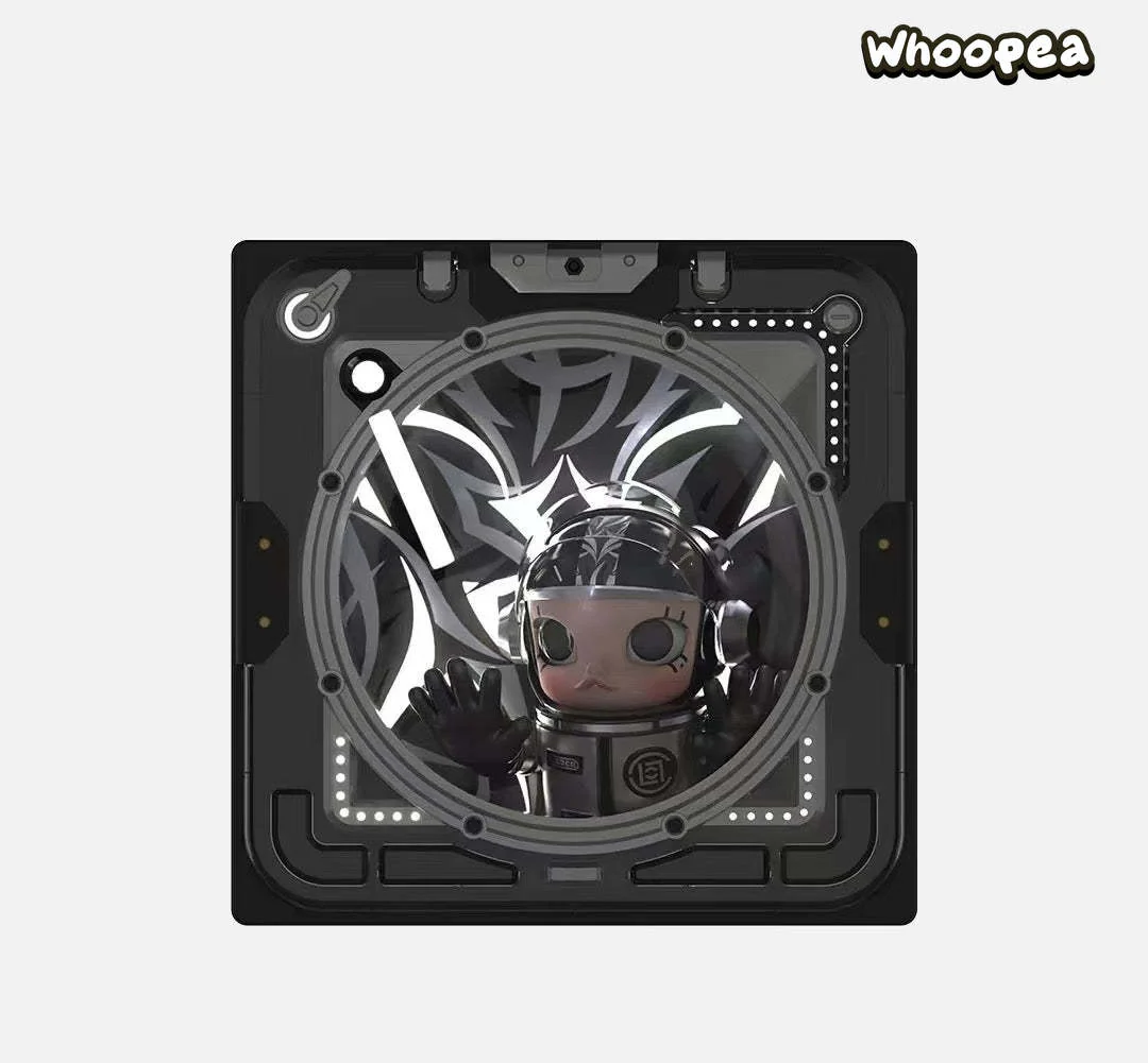 MEGA SPACE MOLLY 400% CLOT-Black Alienegra & ''IN SPACE'' 3D Painting - Image 6