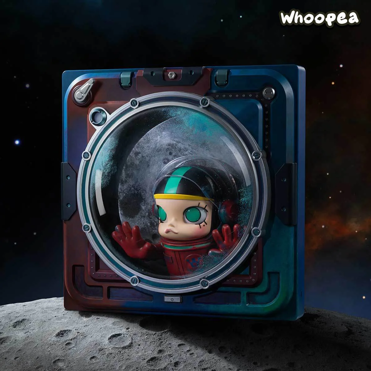 MEGA SPACE MOLLY Hello Moon "IN SPACE" 3D Painting - Image 2