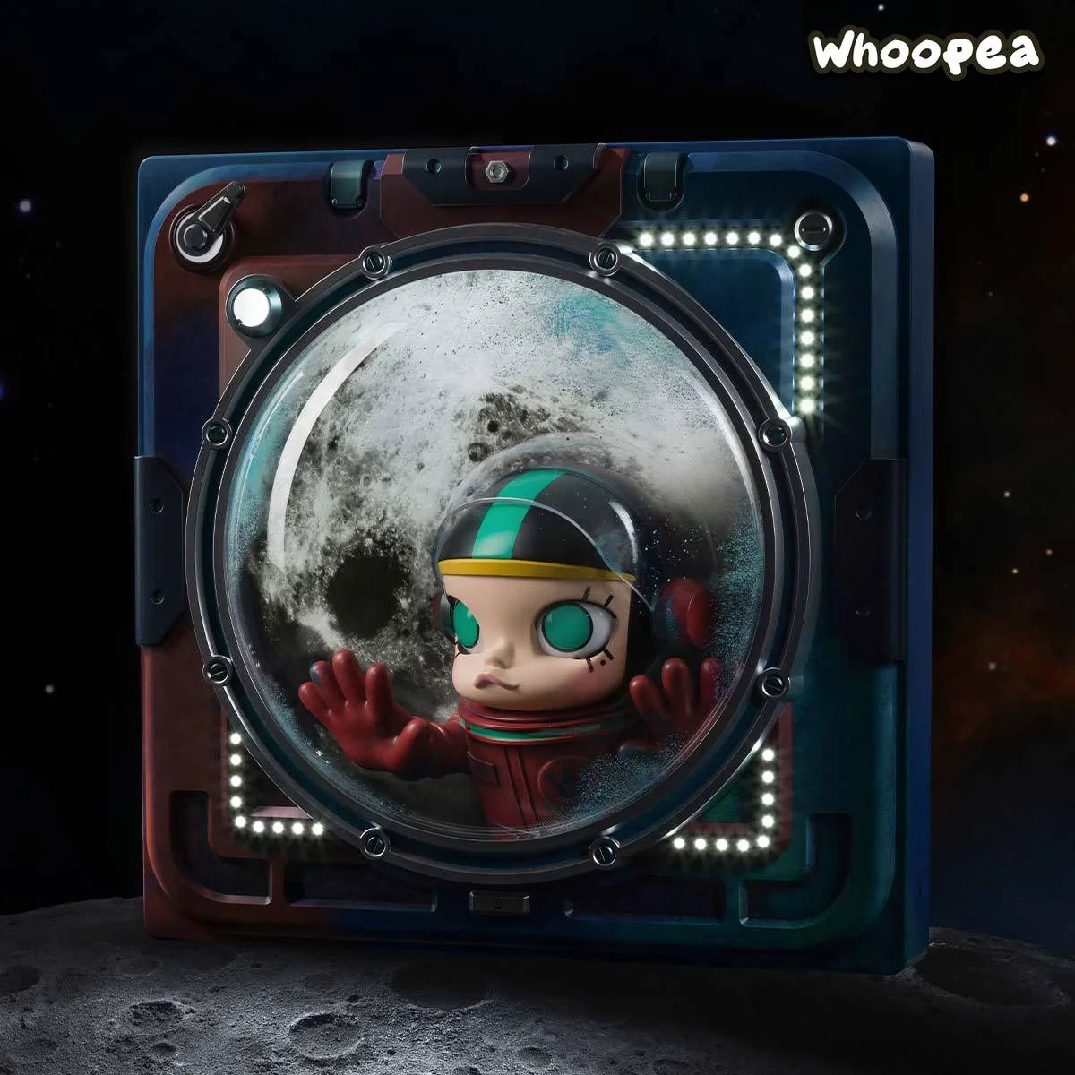 MEGA SPACE MOLLY Hello Moon "IN SPACE" 3D Painting - Image 3