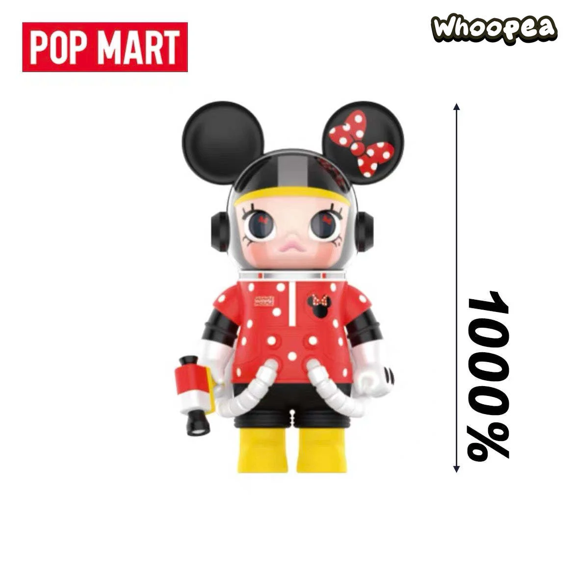 POP MART MEGA SPACE MOLLY 400% MINNIE & MICKEY Series - Image 7