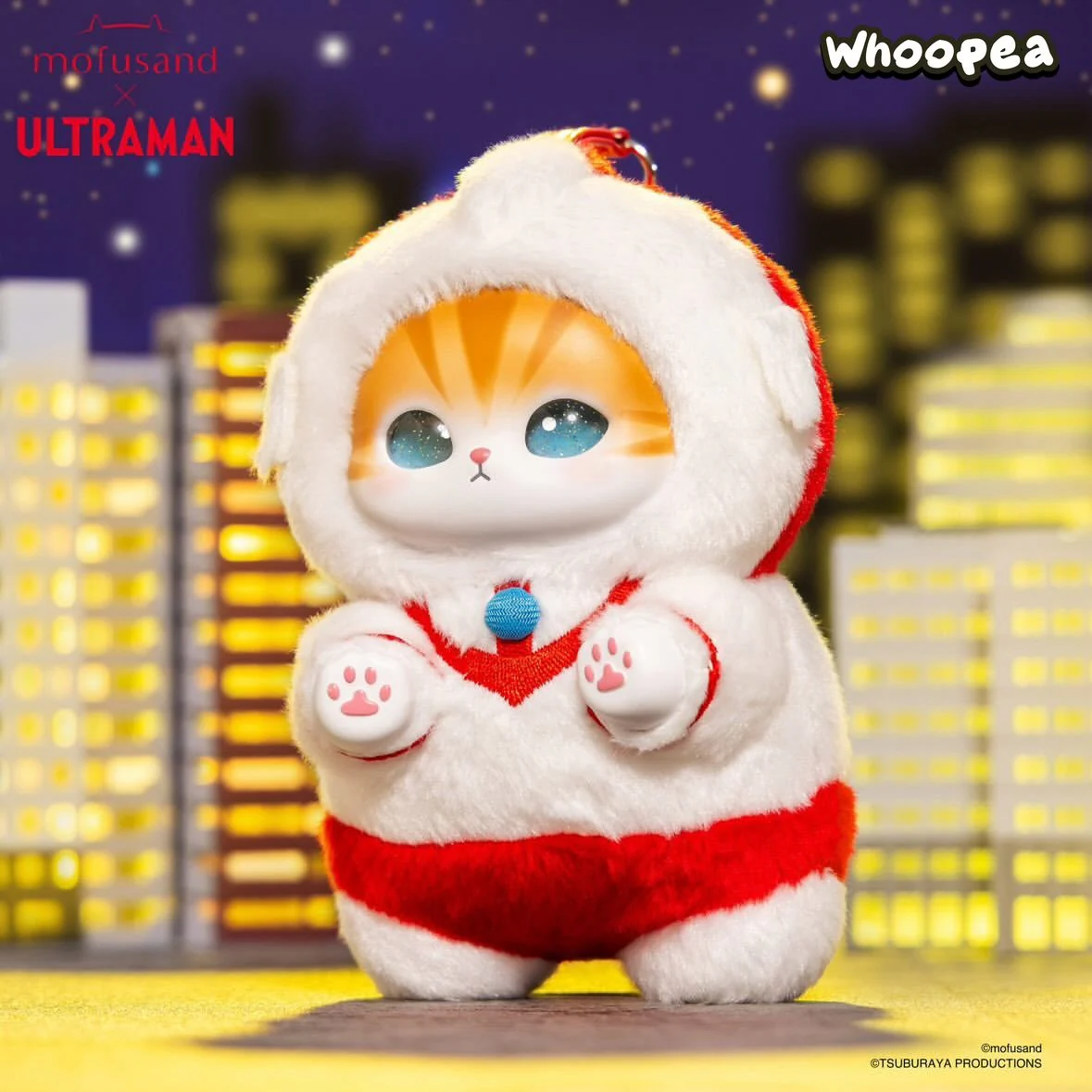 Mofusand × ULTRAMAN Collab Series Vinyl Plush Pendant Blind Box (PRE-ORDER) - Image 2