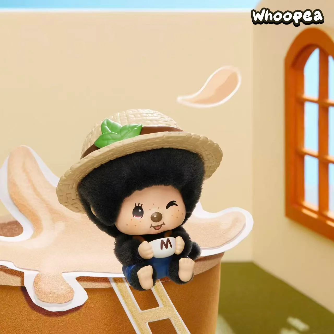 Monchhichi Mon Mon Farm Classic Coffee Series Face Flip Flocked Pendant Blind Box - Image 10