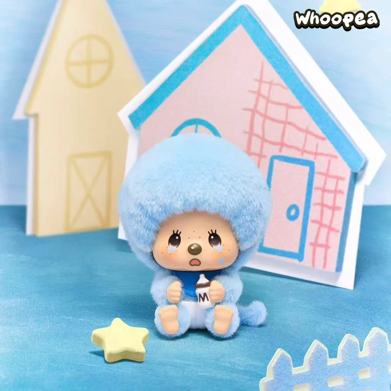 Monchhichi Mon Mon Farm Classic Coffee Series Face Flip Flocked Pendant Blind Box - Image 7