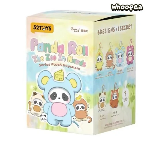 Panda Roll The Zoo In Hands Series Plush Pendant Blind Box - Image 10