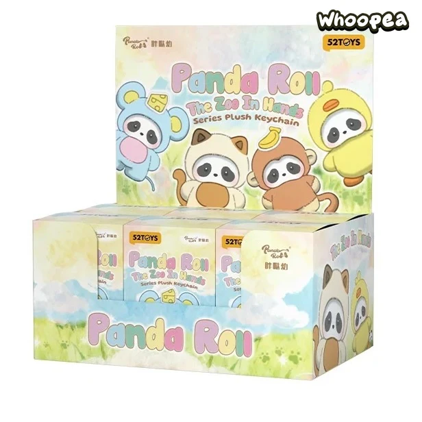Panda Roll The Zoo In Hands Series Plush Pendant Blind Box - Image 11