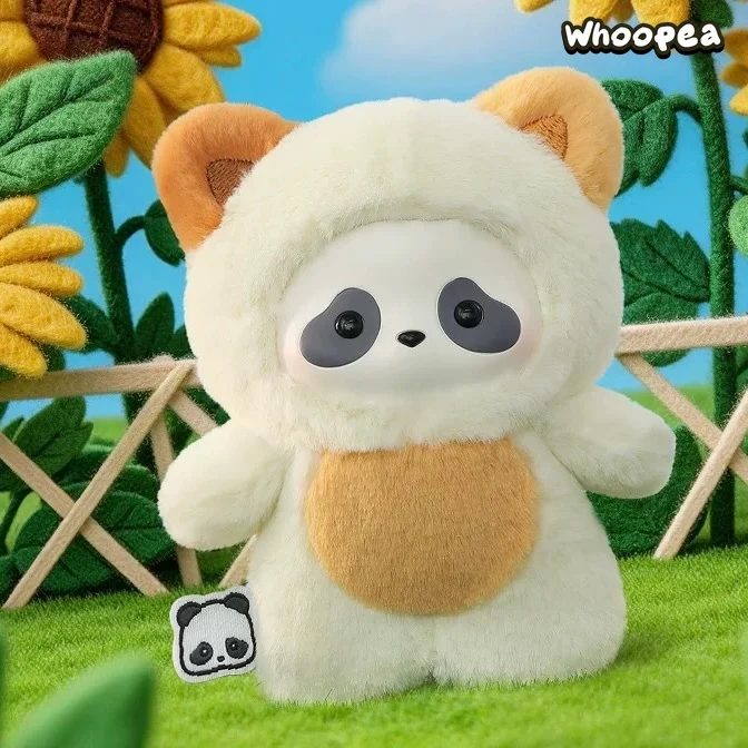 Panda Roll The Zoo In Hands Series Plush Pendant Blind Box - Image 2