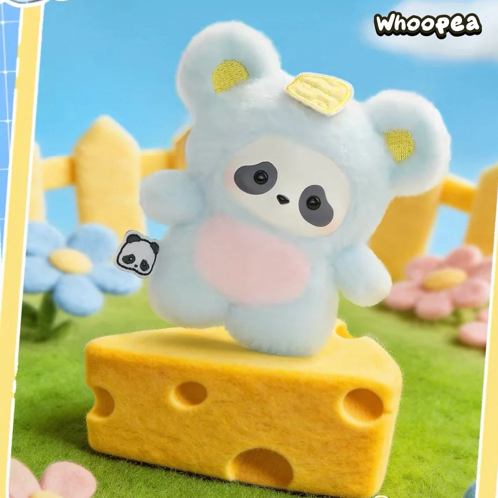 Panda Roll The Zoo In Hands Series Plush Pendant Blind Box - Image 4