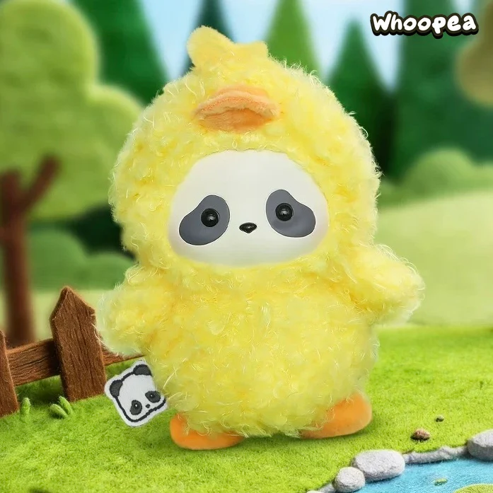 Panda Roll The Zoo In Hands Series Plush Pendant Blind Box - Image 5