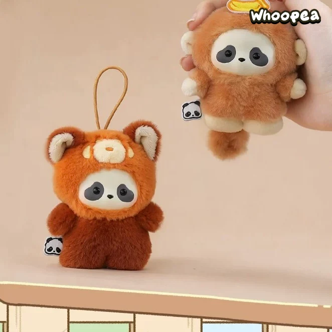 Panda Roll The Zoo In Hands Series Plush Pendant Blind Box - Image 6