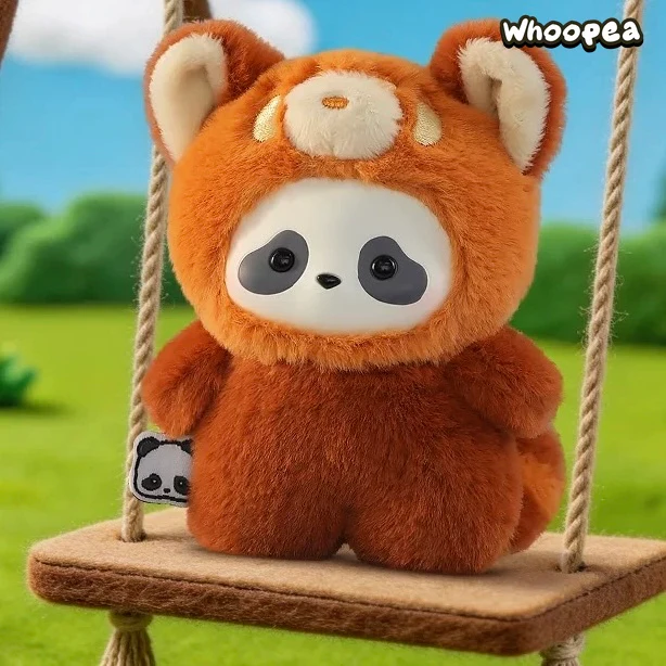 Panda Roll The Zoo In Hands Series Plush Pendant Blind Box - Image 7