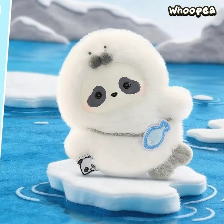Panda Roll The Zoo In Hands Series Plush Pendant Blind Box - Image 9