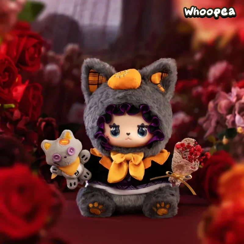 Pleasant Goat and Big Big Wolf x Lucky Emma Limited Edition Grey and Red Collaboration Plush Doll - Image 2