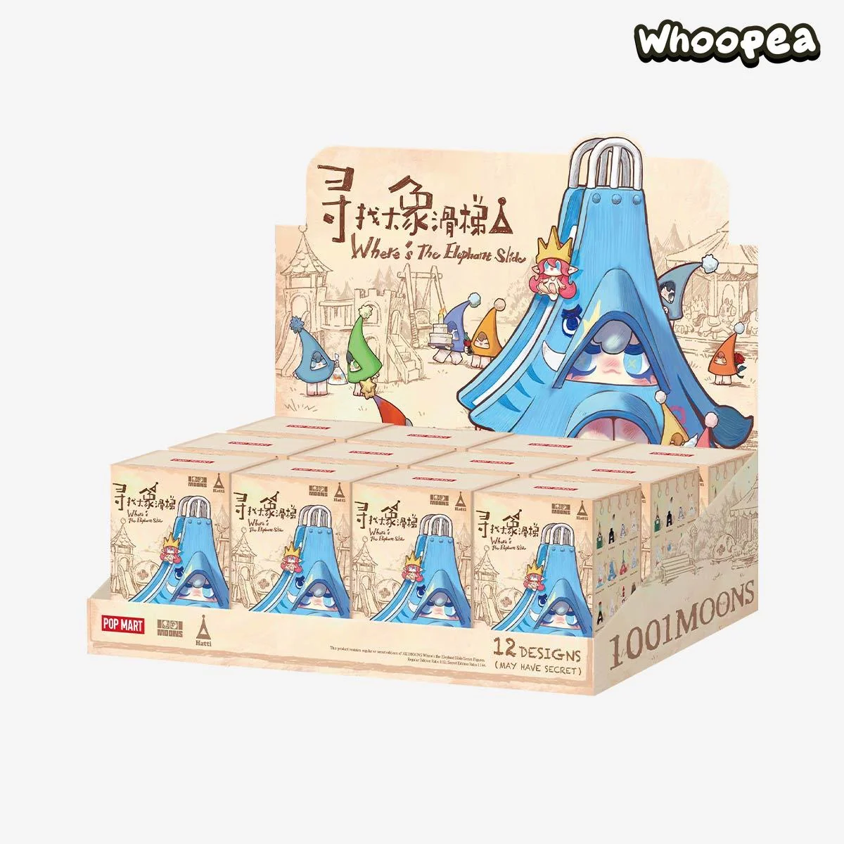 POP MART 1001MOONS Where’s the Elephant Slide Series Figures, Blind Box - Image 10