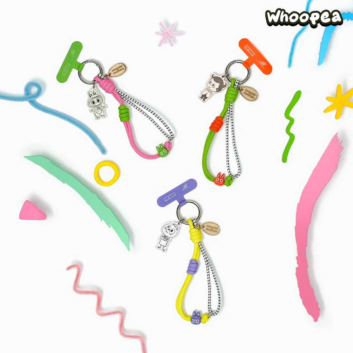 POP MART THE MONSTERS 10th Anniversary Series Phone Charm Blind Box