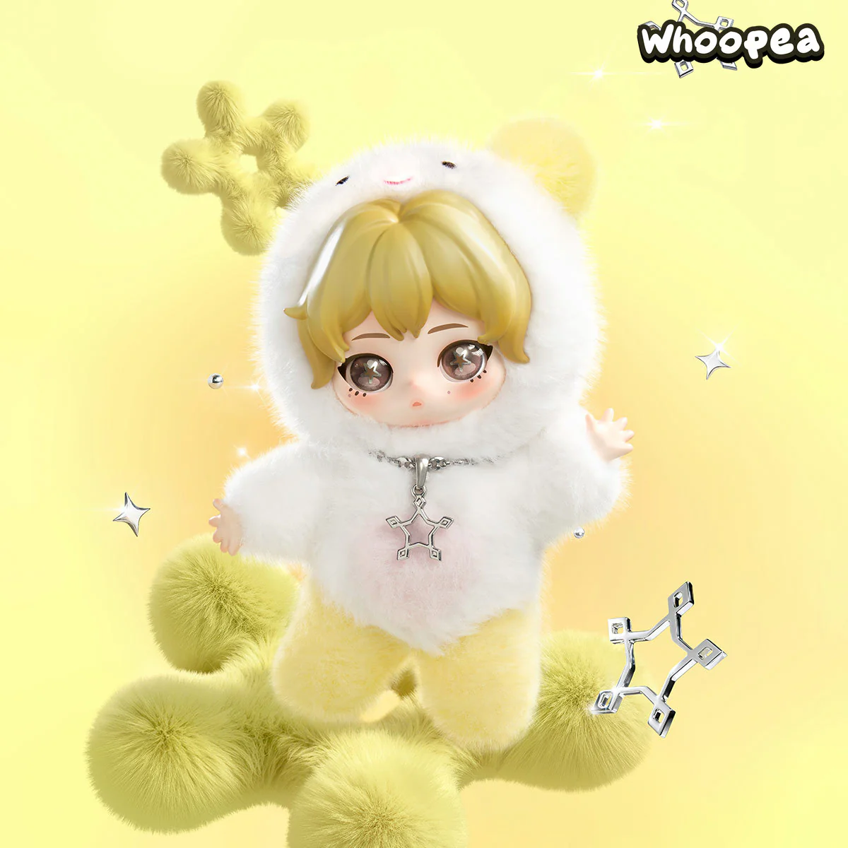 POP MART aespa Fluffy Club Series Vinyl Plush Doll Pendant - Image 4