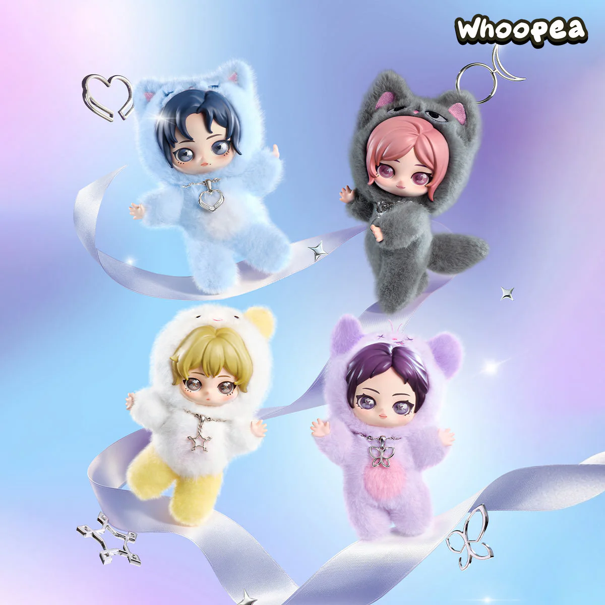 POP MART aespa Fluffy Club Series Vinyl Plush Doll Pendant - Image 5