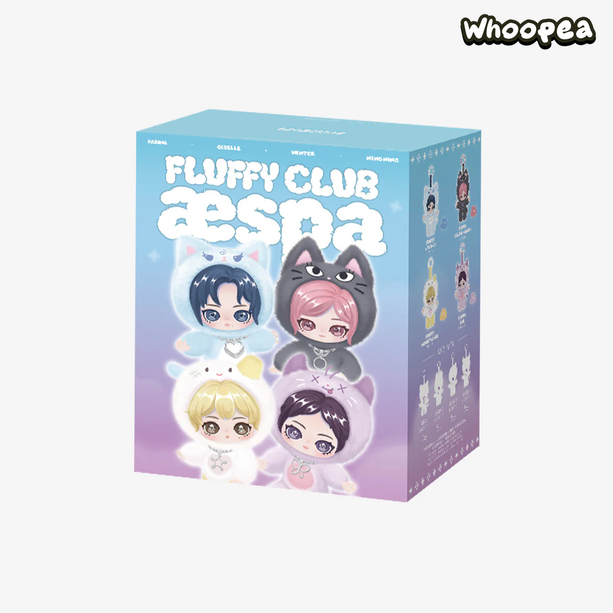 POP MART aespa Fluffy Club Series Vinyl Plush Doll Pendant - Image 8