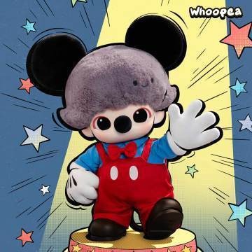 POP MART DIMOO WORLD ร DSN Series-Mickey Vinyl Plush Bag
