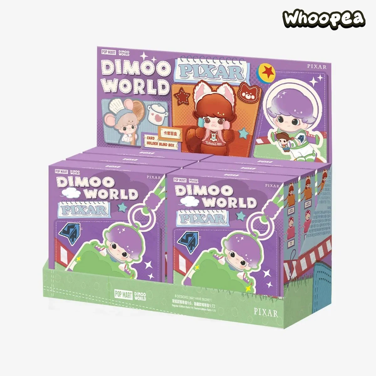 POP MART DIMOO WORLD × PIXAR Series Card Holder Blind Box (PRE-ORDER) - Image 11