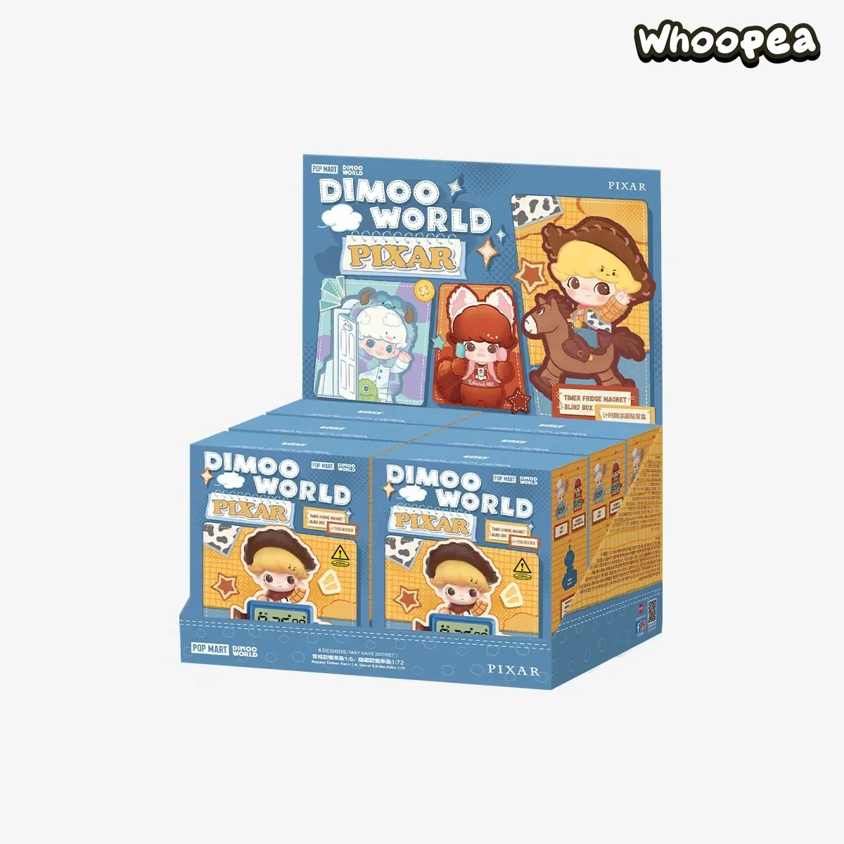 POP MART DIMOO WORLD ร PIXAR Series Timer Fridge Magnet Blind Box (PRE-ORDER) - Image 13