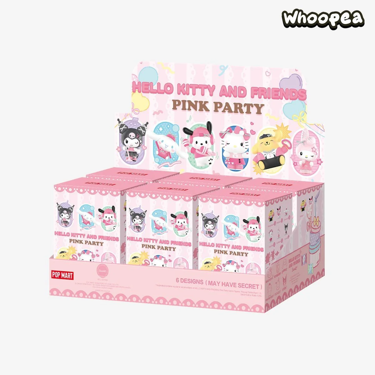 POP MART SANRI0 HK AND FRIENDS Pink Party Series Figures Blind Box - Image 9
