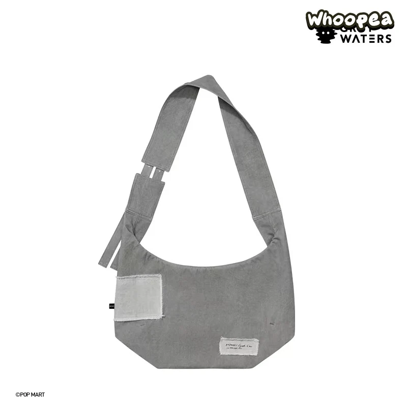 POP MART Hirono Leah Dou Airborne Messenger Patchwork Bag - Image 5